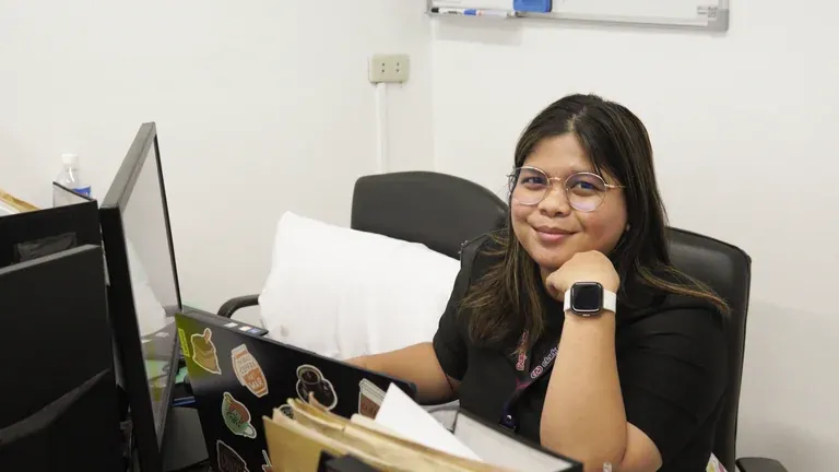 Clark Staff professional featured on its medical outsourcing services page